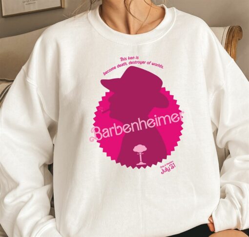 Barbenheimer Sweatshirt Barbie X Oppenheimer Hoodie Double