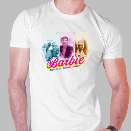 Barbie Movie 2023 Ryan Gosling As Ken And Kingsley Ben-adir Ncuti Gatwa Shirt