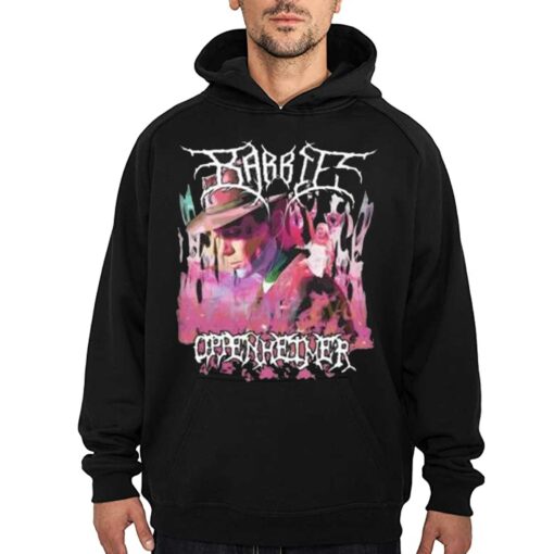 Barbie Oppenheimer Black Metal Barbie Movie 2023 Shirt