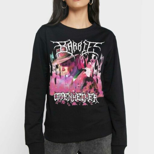 Barbie Oppenheimer Black Metal Barbie Movie 2023 Shirt