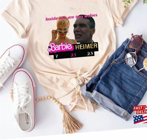 Barbie Oppenheimer Shirt Barbieheimer Active Funny Movie