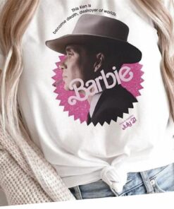 Barbie Oppenheimer T-shirt Barbieheimer Active Funny Movie Barbie Oppenheimer T-shirt Barbieheimer Active Funny Movie