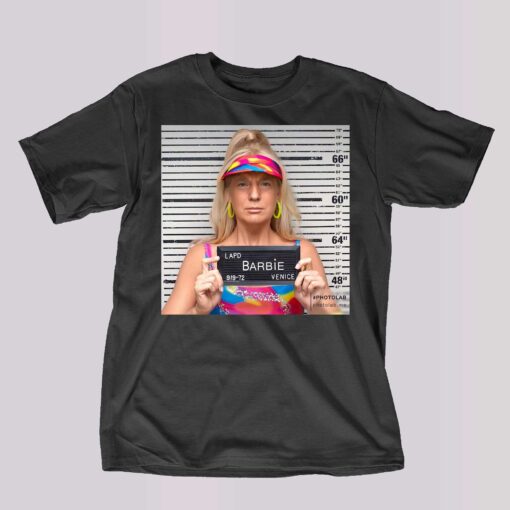 Barbie Trump Mugshot T-shirt