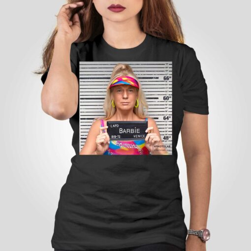 Barbie Trump Mugshot T-shirt