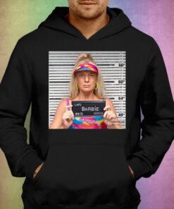 Barbie Trump Mugshot T shirt 3