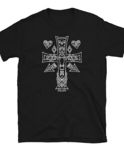 Celtic Cross and Hearts T-shirt Celtic Cross and Hearts T-shirt
