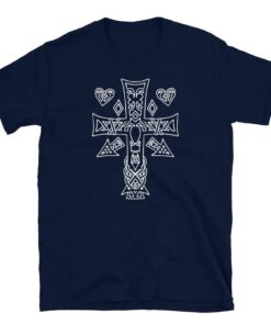 Celtic Cross and Hearts T-shirt Celtic Cross and Hearts T-shirt