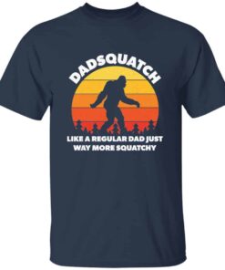 Dadsquatch Retro Sunset T Shirt 3