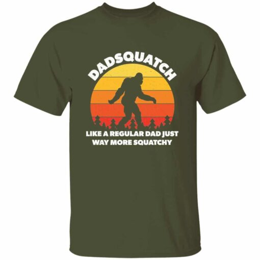 Dadsquatch Retro Sunset T-Shirt