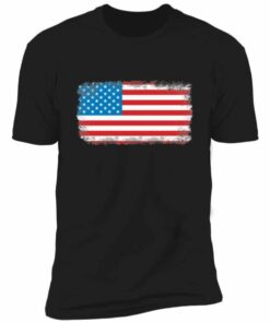 Distressed American Flag 4th of July Tee 4