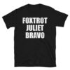Distressed Foxtrot Juliet Bravo T-Shirt