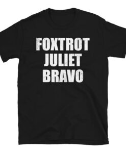 Distressed Foxtrot Juliet Bravo T-Shirt