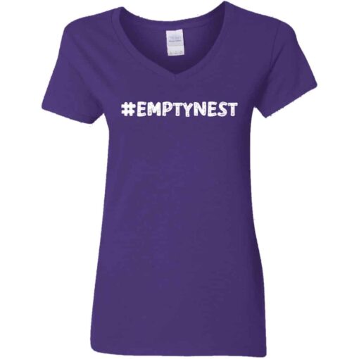 #EmptyNest Women’s V-Neck T-Shirt