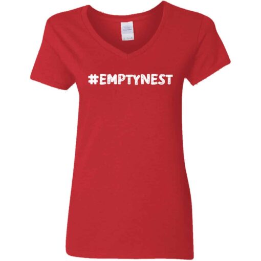 #EmptyNest Women’s V-Neck T-Shirt