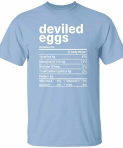 Funny Deviled Eggs Nutritional Value Unisex T Shirt 5