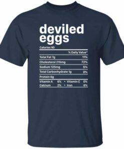 Funny Deviled Eggs Nutritional Value Unisex T Shirt 6