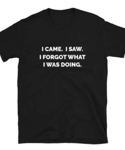 I Came. I Saw. I Forgot What I Was Doing T-Shirt I Came. I Saw. I Forgot What I Was Doing T-Shirt