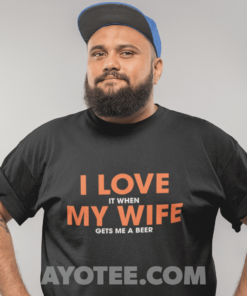 I Love My Wife T Shirt 4