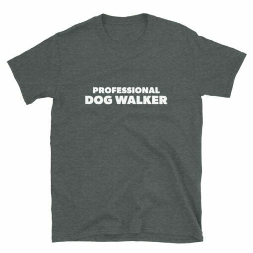 Professional Dog Walker Advertising Customizable T-Shirt