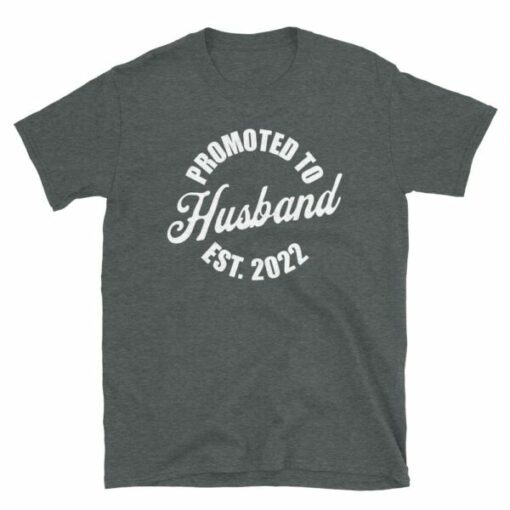 Promoted to husband 2022 tee gift for men getting married in 2022