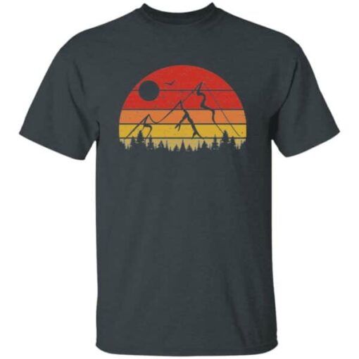 Retro Sunset Mountains T-Shirt