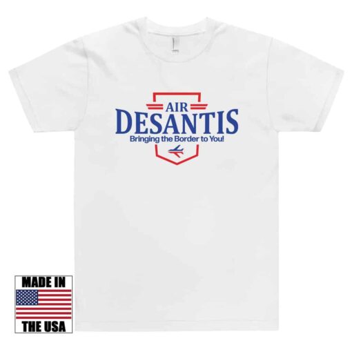 White DeSantis Air T-shirt for Conservatives