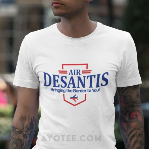 White DeSantis Air T-shirt for Conservatives