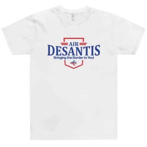 White DeSantis Air T-shirt for Conservatives