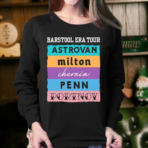 Barstool Era Tour Astrovan Milton Chernin Pennn Portnoy Shirt