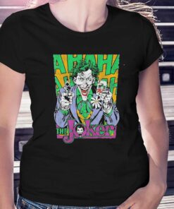 Batman Joker Laughing Mens Black T-shirt Batman Joker Laughing Mens Black T-shirt