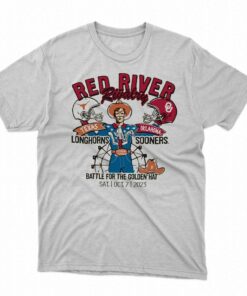 Battle For The Golden Hat Oct 7 Texas Longhorns Vs Oklahoma Sooners T-shirt