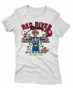 Battle For The Golden Hat Oct 7 Texas Longhorns Vs Oklahoma Sooners T-shirt