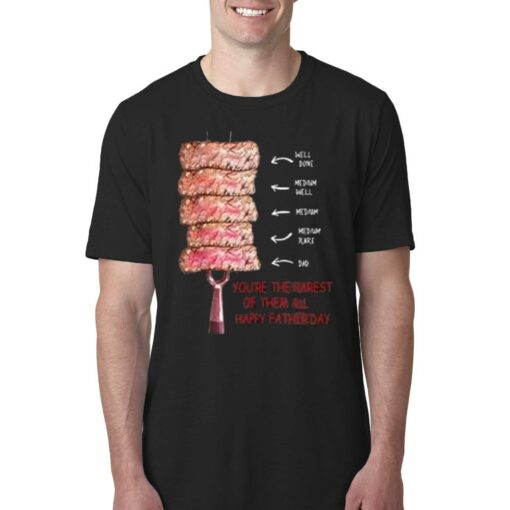 Bbq Youre The Rarest Of Them All Happy Fathers Day Shirt