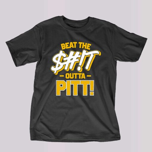 Beat The Shit Outta Pitt West Virginia T-shirt