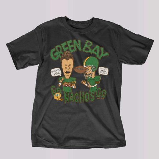 Beavis And Butthead X Green Bay Packers Nachos Shirt