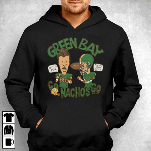 Beavis And Butthead X Green Bay Packers Nachos Shirt