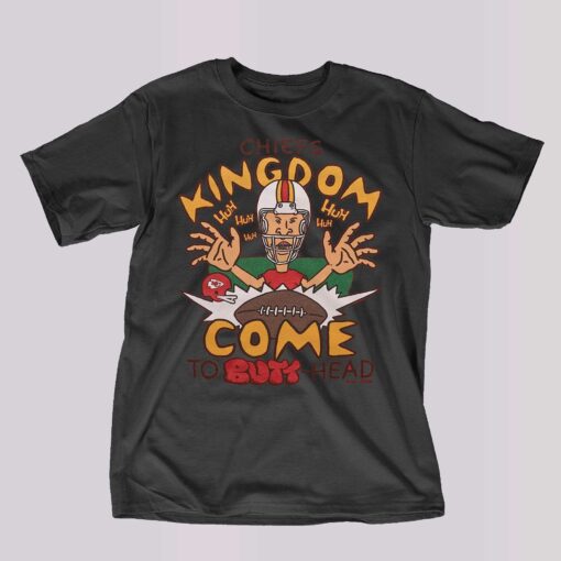 Beavis And Butthead X Kansas City Chiefs Kingdom Shirt