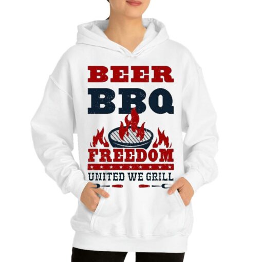 Beer Bbq Freedom United We Grill 2023 Shirt