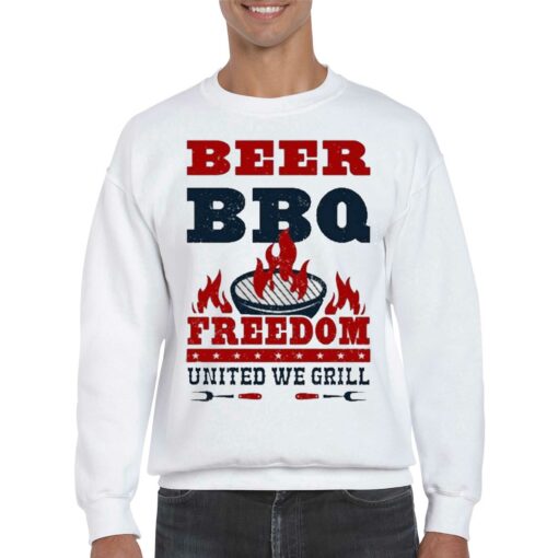 Beer Bbq Freedom United We Grill 2023 Shirt