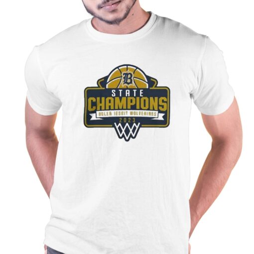 Belen Jesuit Wolverines Basketball 2023 State Champions Shirt