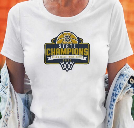 Belen Jesuit Wolverines Basketball 2023 State Champions Shirt