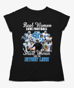 Best Detroit Lions Real Women Love Football T-shirt Best Detroit Lions Real Women Love Football T-shirt