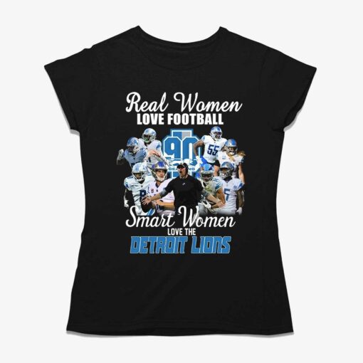 Best Detroit Lions Real Women Love Football T-shirt