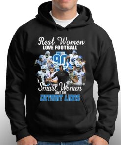 Best Detroit Lions Real Women Love Football T shirt 3