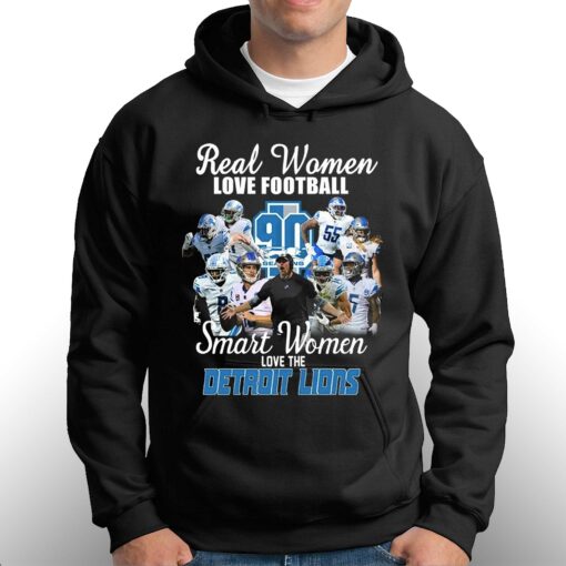 Best Detroit Lions Real Women Love Football T-shirt