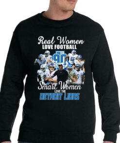 Best Detroit Lions Real Women Love Football T shirt 4