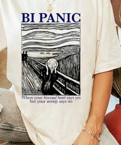 Bi Panic Shirt Bisexual Panic Shirt Funny Bisexual Tee