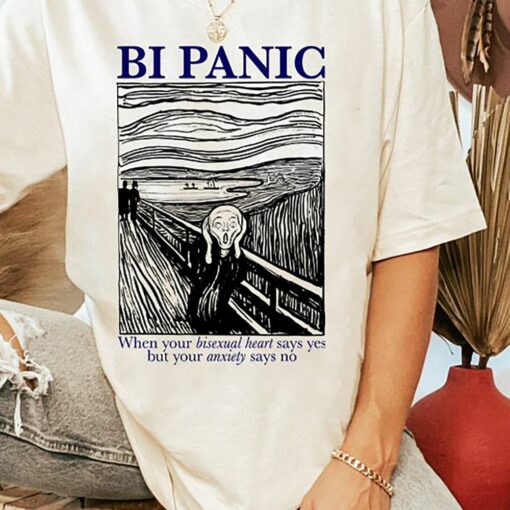 Bi Panic Shirt Bisexual Panic Shirt Funny Bisexual Tee