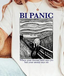 Bi Panic Shirt Bisexual Panic Shirt Funny Bisexual Tee