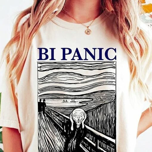 Bi Panic Shirt Bisexual Panic Shirt Funny Bisexual Tee